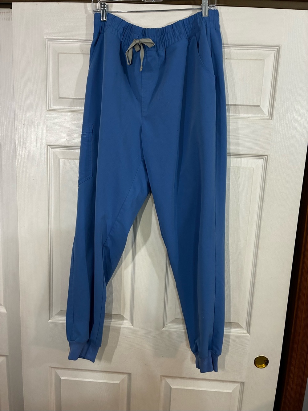Figs size XL tall ceil blue joggers
